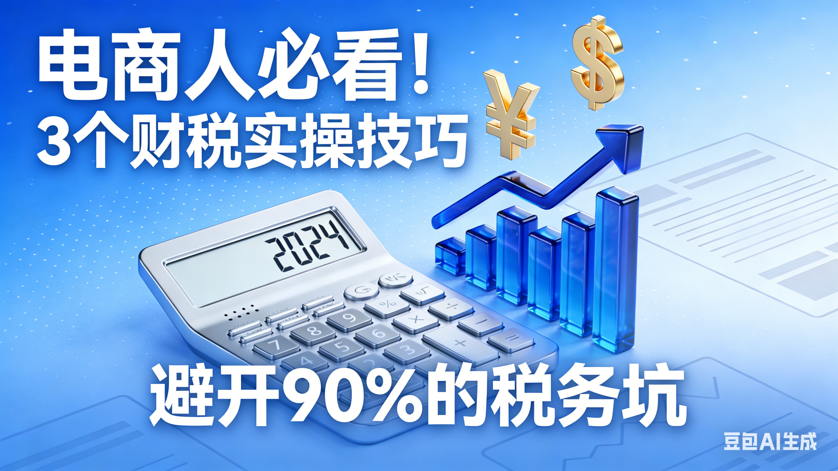 电商人必看！财税技巧，避开 90% 的税务坑